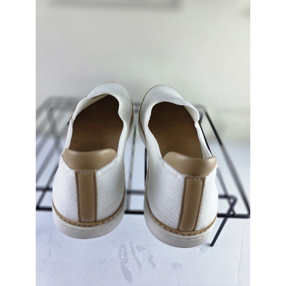 UGG Sammy Rib Knit Slip On Sneakers White 1112259 Women 9.5 Loafers - Picture 4 of 12